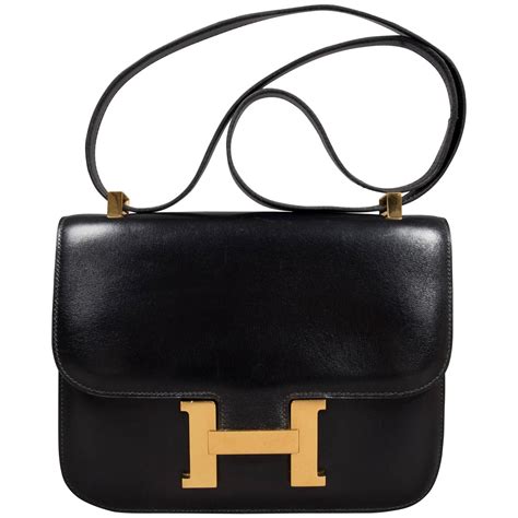 hermes shoulder bag black